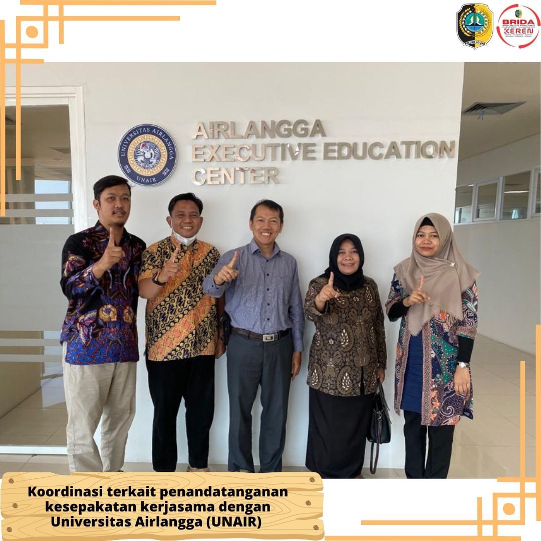 koordinasi terkait penandatanganan kesepakatan kerjasama dengan Universitas Airlangga