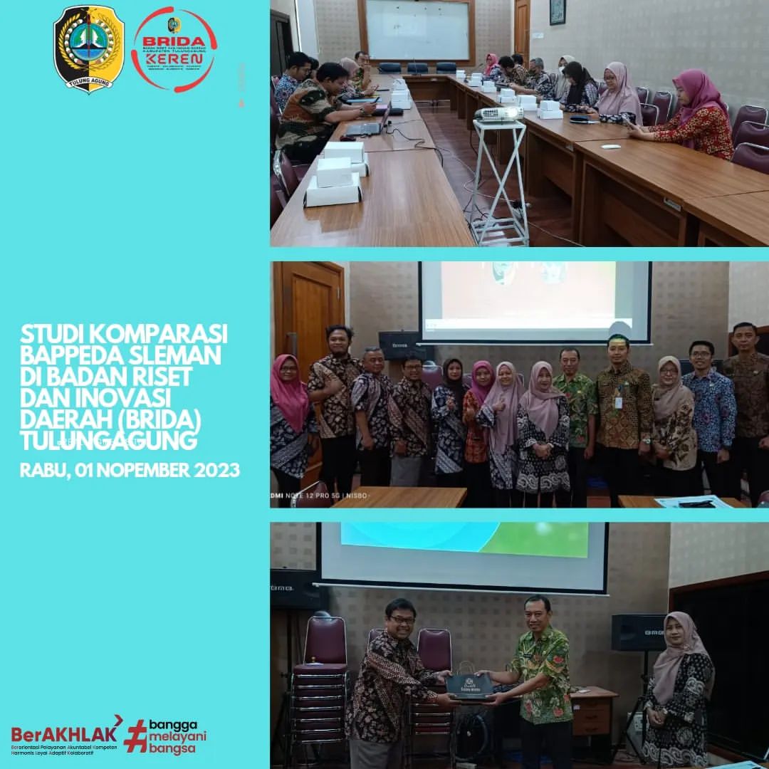 Studi Komparasi BAPPEDA Sleman dengan BRIDA Kabupaten Tulungagung