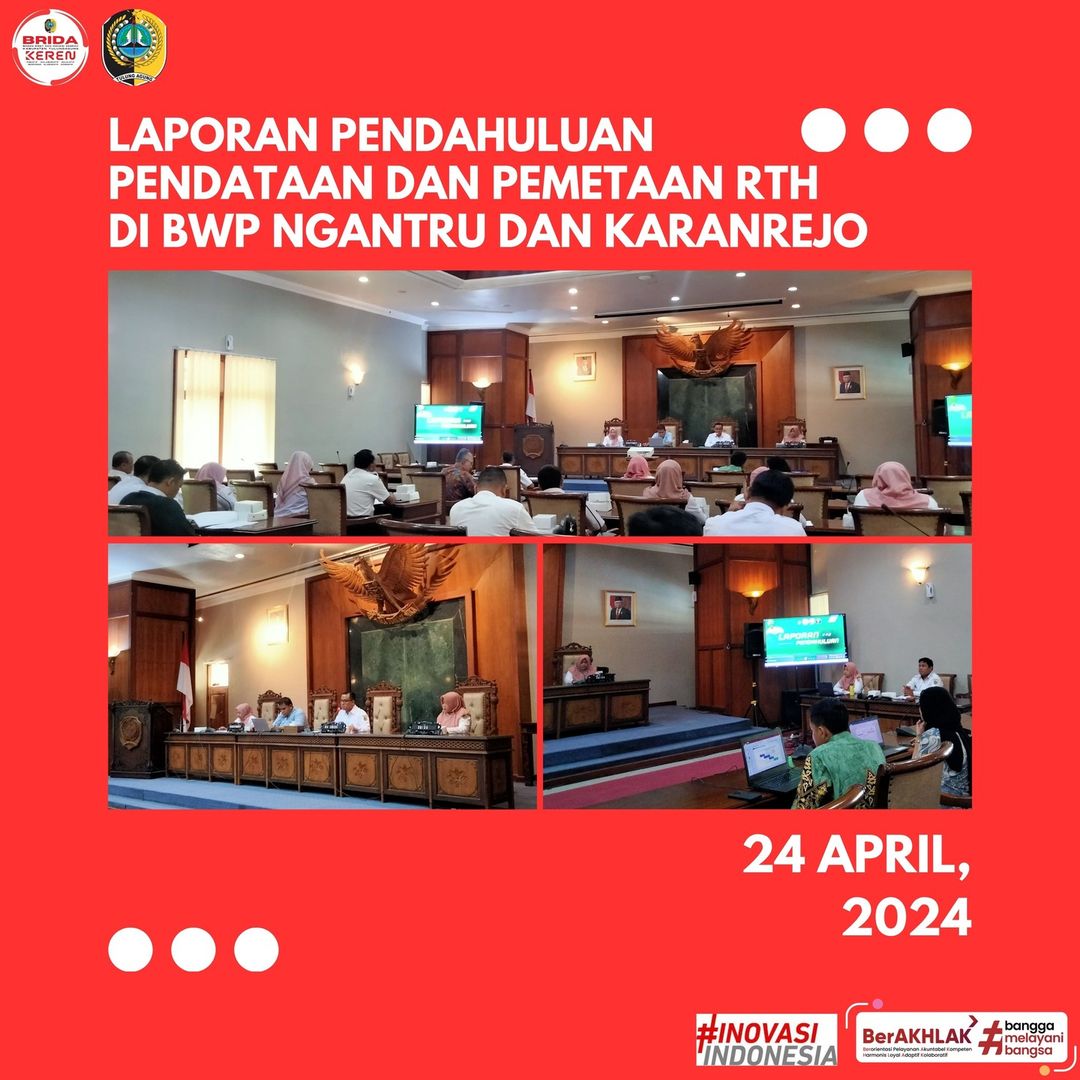 Laporan Pendahuluan PENDATAAN DAN PEMETAAN RTH DI BWP NGANTRU DAN KARANGREJO KABUPATEN TULUNGAGUNG