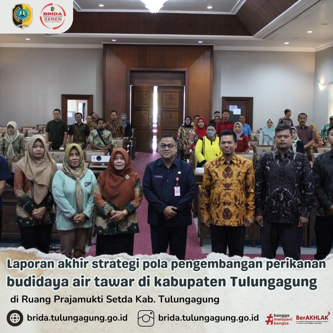 Laporan akhir strategi pola pengembangan perikanan budidaya air tawar di kabupaten Tulungagung