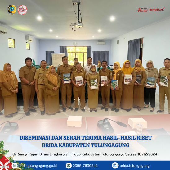 Diseminasi dan Serah Terima Hasil-Hasil Riset BRIDA Kabupaten Tulungagung