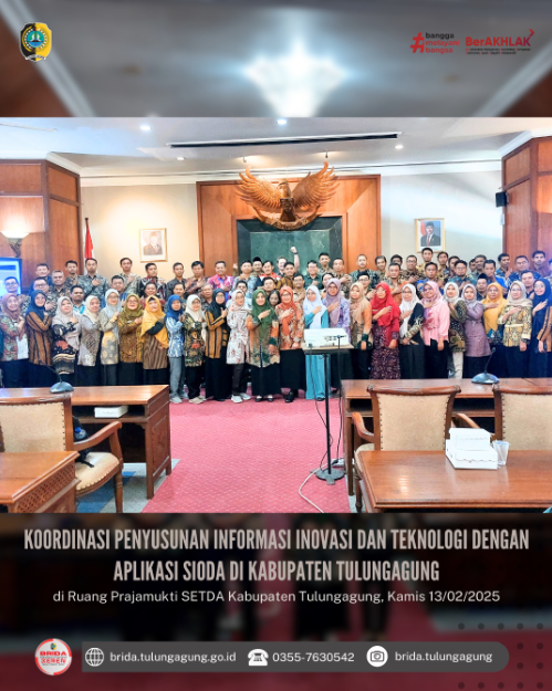Rakor dan Bimtek Penyusunan Informasi Inovasi dan Teknologi dengan aplikasi SIODA
