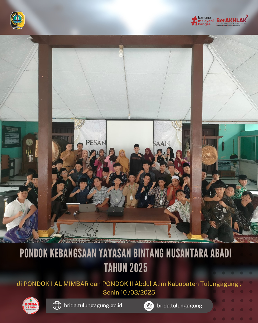 Kegiatan Pondok Kebangsaan yang diselenggarakan oleh Yayasan Bintang Nusantara Abadi