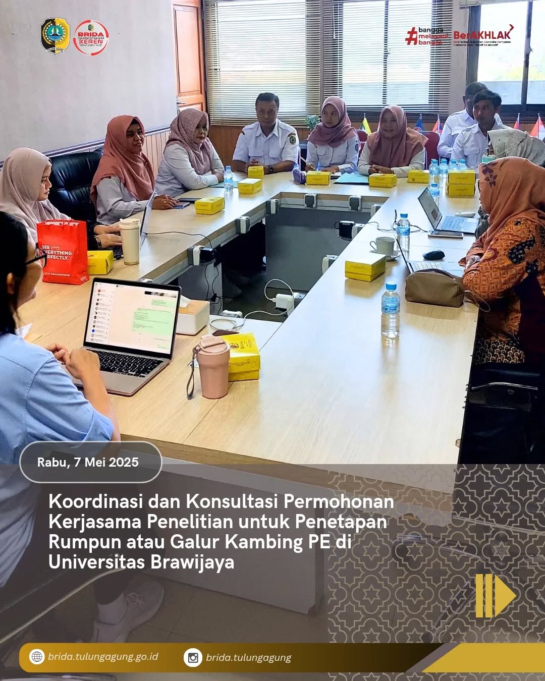 Koordinasi dan Konsultasi Terkait Penetapan Rumpun atau Galur Kambing Peranakan Etawah (PE) ke Fakultas Peternakan Universitas Brawijaya