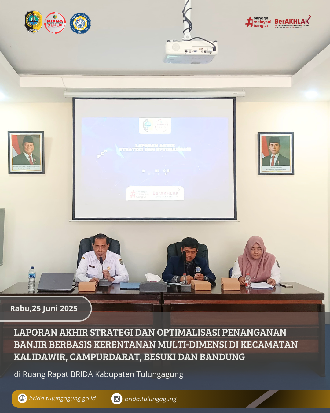 Laporan Akhir Strategi dan Optimalisasi Penanganan Banjir Berbasis Kerentanan Multi-dimensi di Kecamatan Kalidawir, Campurdarat, Besuki dan Bandung Kabupaten Tulungagung