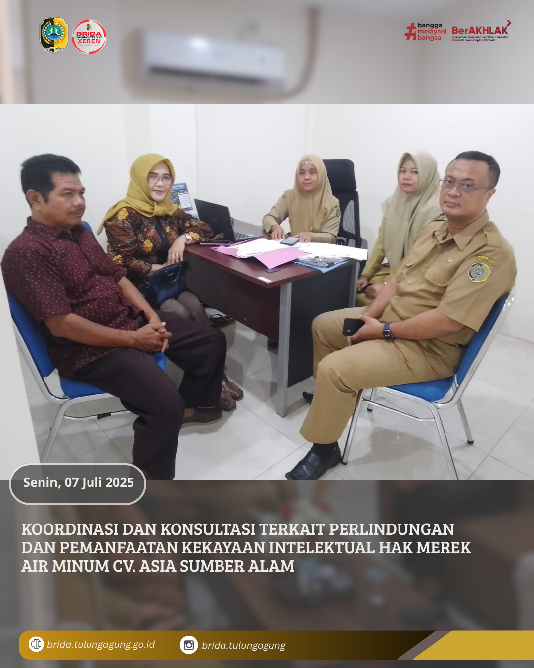 Koordinasi dan Konsultasi Terkait Perlindungan dan Pemanfaatan Kekayaan Intelektual Hak Merek