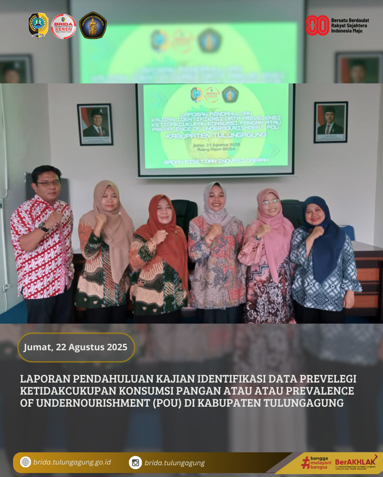 Kajian Identifikasi Data Prevalensi Ketidakcukupan Konsumsi Pangan atau Prevalence of Undernourishment (PoU)